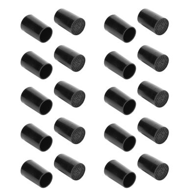 10 Pairs High Heel Tips Shoes Replacement Tap Caps, High Heels Tips Replacement Shoe Heel Repair Black CPU Polyurethane Shoes Repairing Replacement Kits (Inner Diameter 10mm)