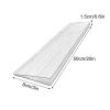 WXXSHGDW Wooden Threshold Ramp for Doorways, 0.4-1.6 In Rise Height Wheelchair Threshold Ramp, Ramps for Steps for Sweeping Robot, Easy to Install, Ideal for Homes, Offices, and Wheelchair(Brown,50*8* view 3