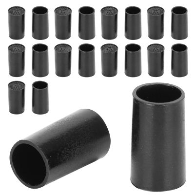 10 Pairs High Heel Tips Shoes Replacement Tap Caps, High Heels Tips Replacement Shoe Heel Repair Black CPU Polyurethane Shoes Repairing Replacement Kits (Inner Diameter 9mm)
