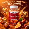 VAITE Camu Camu Vitamin C Gummies for Skin and Hair Antioxidant-Rich, Vegan, Gluten-Free Supplement for Immune Support, Energy Boost, and Collagen 60 Chewables for Active Men and Women view 2