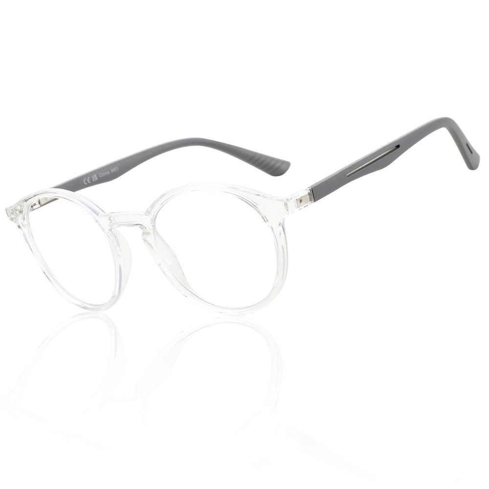 BLUEMOKY Reading Glasses for Men and Women: Blue Light Round Classic Eyeglasses - Computer Readers Glasses 1.50x