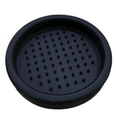 Coffee Knock Box Shock-Absorbent Durable Barista Style Knock Box With Removable Knock Bar and Non-Slip Base Gift 3 Inch Food Grade Silicone Coffee Tamper Mat (Round Coffee Tamper Mat)