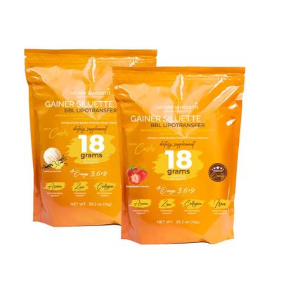 Kit 2 Gainer Siluette Pro Proteins (Vanilla, Vanilla)