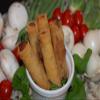 Les Chateau Chicken Cashew Spring Rolls, 100 Count, Frozen, Gourmet Appetizer with Roasted Chicken, Cashews, Sesame Oil, and Spices, Perfect for Chefs and High-End Dining view 1