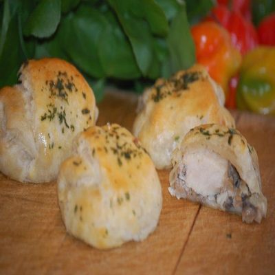 Les Chateau Chicken Cordon Bleu, 100 Pieces, Frozen, Gourmet Swiss Cheese and Ham Stuffed Chicken
