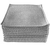 100 Pcs Wire Dishcloth Rags, Scratch Steel Scrubber Cloths, 3-Layer Soft Dishwashing Cloth for Wet Or Dry Use, Friendly to Non-Stick Cookware, Kitchen, Sink, Stove Top - Quick Rinsing view 1