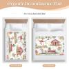 Kigai Farm Animals Pee Pads for Kids 34x52 inch Absorbent Reusable Underpad Leakproof Quick Drying Potty Training Pad Diaper Changing Pad for Crib and Toddler Mattress view 4