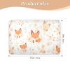 Kigai Cartoon Foxes Pee Pads for Kids 34x52 inch Absorbent Reusable Underpad Leakproof Quick Drying Potty Training Pad Diaper Changing Pad for Crib and Toddler Mattress view 2