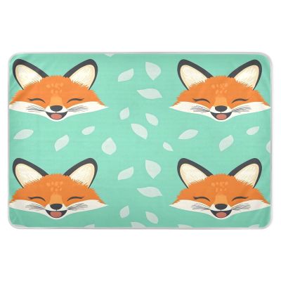 Kigai Cute Fox Pee Pads for Kids 34x52 inch Absorbent Reusable Underpad Leakproof Quick Drying Potty Training Pad Diaper Changing Pad for Crib and Toddler Mattress