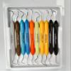 10-Piece Double-Ended Dental Scaling Tools with Comfortable Silicon Grip view 1