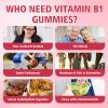 YUULAI Vitamin B1 Gummies 500mg for Adults & Kids, Thiamine B1 Supplement with Magnesium, Vitamin B1 Supplement for Nervous System Supports & Boost Energy, Raspberry Flavor, 60 Count view 4