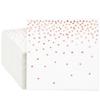 100-Pack Rose Gold Cocktail Napkins - Polka Dot Disposable Paper Napkins for Wedding Reception, Bridal Shower (3-Ply, 5x5 In) view 1