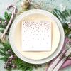 100-Pack Rose Gold Cocktail Napkins - Polka Dot Disposable Paper Napkins for Wedding Reception, Bridal Shower (3-Ply, 5x5 In) view 2