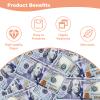 100-dollar bill cupcake toppers - Dessert Decor for Birthday Anniversary Holiday Party Wedding Bachelorette, 100 Pcs view 3