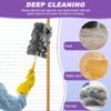 14 Pcs Duster Refill Fleece Refills for Swiffer, Dry/Wet Dual Use Clean Heads Reusable Fleece Duster Pads Refills for Ceiling Fan, Hardwoods Window Kitchen Floor view 3