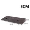 Heavy Duty Rubber Curb Ramp for Wheelchairs and Vehicles Non Slip Driveway Threshold Ramp for Scooters Cars Trailers Trucks and Bikes 20x8.7x2.4in (Black 50x22x5cm/20x8.7x2in) view 2
