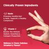 Biotin Gummies for Healthy Hair, Skin & Nails Growth | with High Potency 10000 mcg of Sesbania Extract Natural Biotin,Folic Acid & Multivitamins, No-Added Sugar, Strawberry Flavor|60 Gummy view 2
