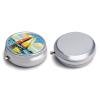Colorful Sail Boat Round Pill Box Travel Portable Pill Case 23 Compartment Medicine Metal Tablet Vitamin Holder Organizer for Purse Pocket view 3