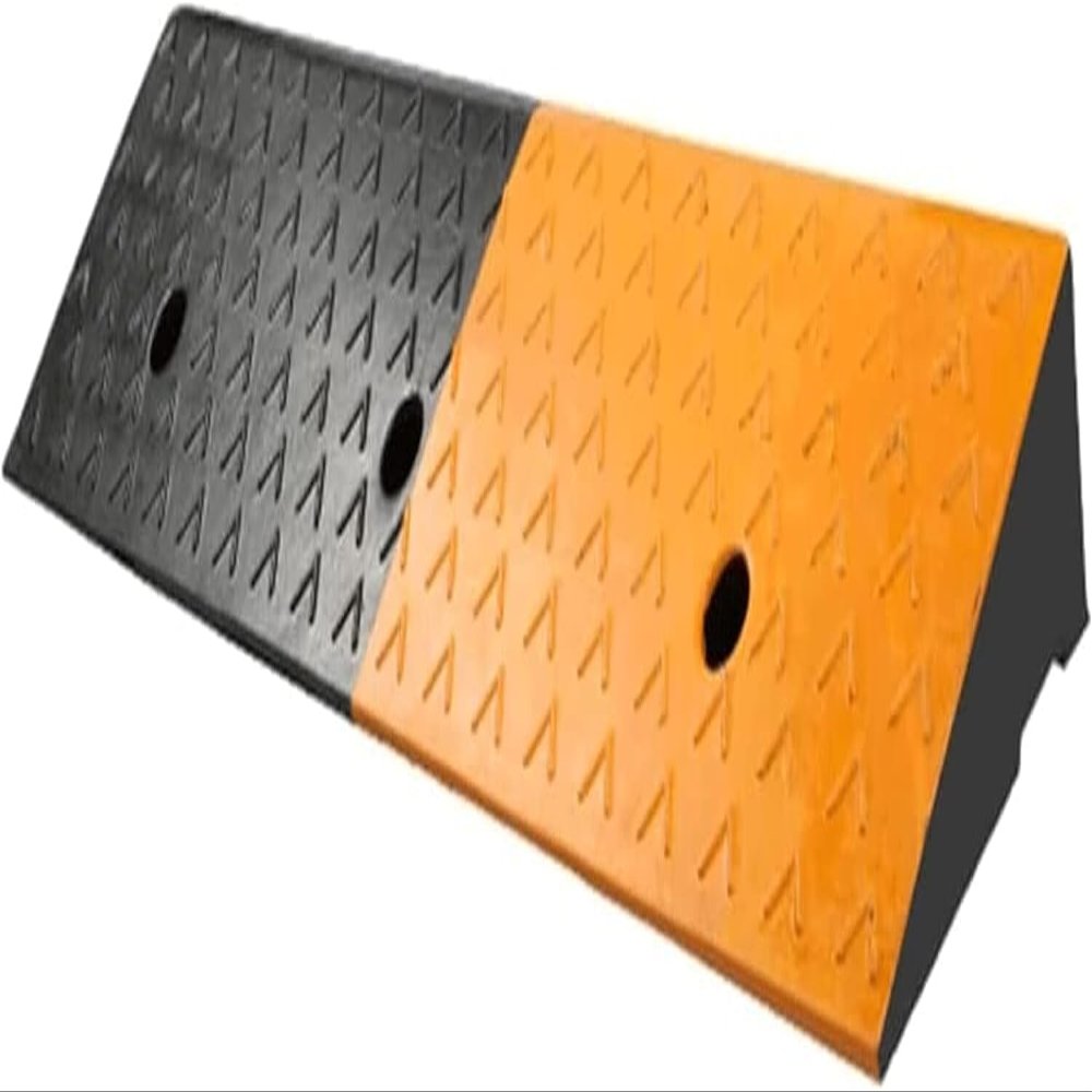 Wheelchair Ramps Ramp Heavy Duty Rubber Threshold Anti-Slip Wear-Resistant Handicap Shed Entrance (Size : 99.4x25x5cm) (one Color 99.4x25x8cm) (One Color 99.4x38x15cm)