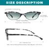 MODFANS Women Reading Glasses 4 Pack Sunglasses Readers Women Outdoor Blue Light Blocking Reading Glasses Anti Glare UV Filter Spring Hinge(Magnifying 3.0-Not Bifocals) view 3