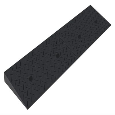 Threshold Ramp Wheelchair Solid Rubber Non-Slip for Room Door Handicap Ramps Wear-Resistant Kerb Anti-Slip (zwart 10cm/4in Rise) 8cm/3in (Black 9cm/3.5in Rise)