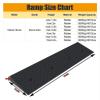 Threshold Ramp Wheelchair Solid Rubber Non-Slip for Room Door Handicap Ramps Wear-Resistant Kerb Anti-Slip (zwart 10cm/4in Rise) 8cm/3in (Black 9cm/3.5in Rise) view 3
