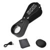 10X 20X 30X 21mm Lens Magnification Loupes with Light for Jewelry Gemstones Coin Stamps and Hobbies view 4