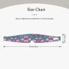 A Flock of Flamingos Adjustable Sleep Eye mask and Earmuffs, Unisex Side Sleeping Headband (26.8 * 4.3 inches), Indoor and Outdoor Travel Yoga Comfort Cover, view 3