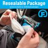 Fortress Car Interior Wipes (25 ct, Pack of 8) for Car Interior Cleaning, Dashboard, Seats, Detailing, and Steering Wheel [Travel Size] Skin-Safe Car Interior Cleaner Supplies view 3