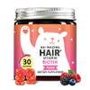 Biotin Gummies for Hair, Skin & Nails. 5,000 mcg High Potency Vegan Vitamins for Faster Hair Growth, Stronger Nails & Healthy Skin. with Vitamins C & E, 30 Gummies view 1