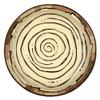 Club Pack of 96 Brown and Beige Disposable Woodland Paper Party Banquet Dinner Plates 9" view 1