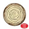 Club Pack of 96 Brown and Beige Disposable Woodland Paper Party Banquet Dinner Plates 9" view 4