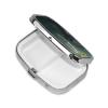 2-Compartment Mini Pill Case, African Leopards Retro Pocket-Sized Medicine Organizer for Travel view 2