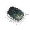 2-Compartment Mini Pill Case, African Leopards Retro Pocket-Sized Medicine Organizer for Travel view 3
