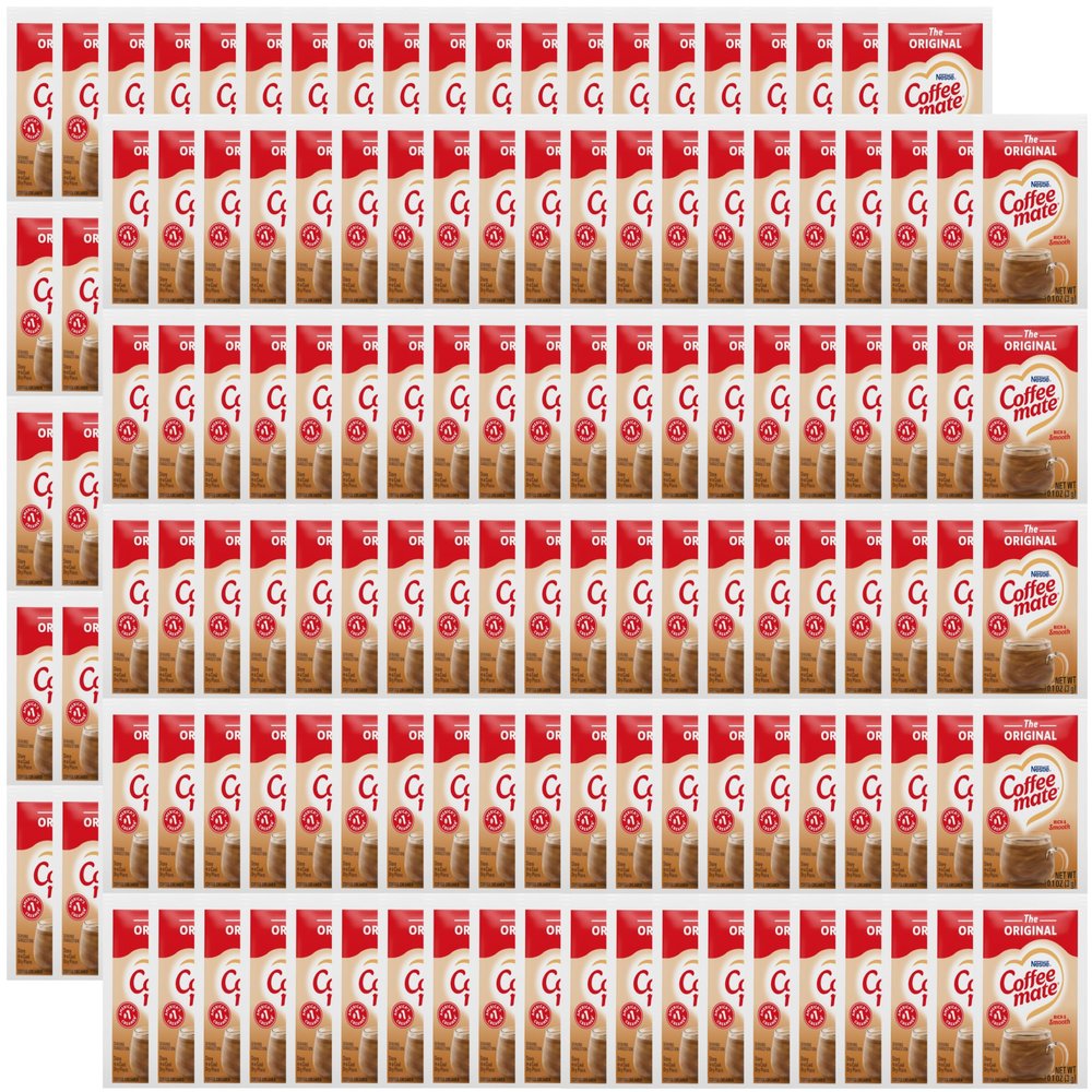 Nestle Coffee mate Original 3 Gram Single Serve Powdered Creamer Packets (Pack of 200)