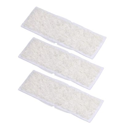 Glintique Washable Wet Dry mops Cloth Mopping Pad for i-ROb Braava Jet 240 241 Robotic Sweeping Vacuum Cleaner Damp mop rag Parts Kits(9pcs White)