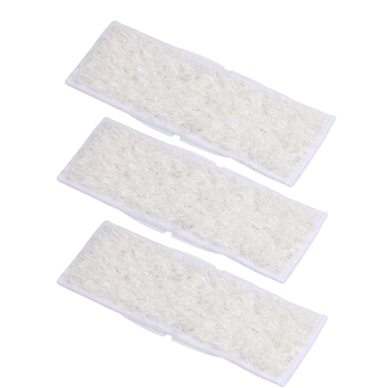 Glintique Washable Wet Dry mops Cloth Mopping Pad for i-ROb Braava Jet 240 241 Robotic Sweeping Vacuum Cleaner Damp mop rag Parts Kits(9pcs White)
