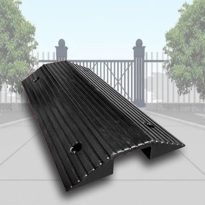 TAJMDGW Bridge Threshold Ramp, Doorway Wheelchair Ramp, Plastic Door Entry Ramps, Non-Slip Steps Transition Ramp for Walkers Stroller Garage Warehouse(40 * 40 * 8cm)