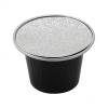 50Sets Refillable Coffee Capsules Cup Disposable Coffee Capsules Packaging Cafe Supplies for Nespresso Black view 1
