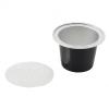 50Sets Refillable Coffee Capsules Cup Disposable Coffee Capsules Packaging Cafe Supplies for Nespresso Black view 3