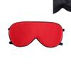 ALASKA BEAR Sleep Mask 2 Straps, Mulberry Silk, Twin Thin Elastic Bands Stay Put All Night, Super-Smooth Slim Eye Mask Two Adjustable Head Strings and Nose Baffle(Red) view 1