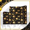 AmazingSpark 2026 Graduation Gift Wrapping Paper Roll 17 x 118 Inch 3D Embossing Gold Foil Grad Gift Wrap Graduation Wrapping Paper for Class College High School Ceremony Decor Party Supplies(Black) view 3