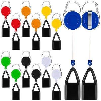 14Pcs Retractable Clip, Lighter Holder Keychain with Clip Classic Lighter Cover, Retractable Keychain Holder for Convenience