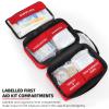 330 Piece First Aid Kit, Premium Waterproof Compact Trauma Medical Kits for Any Emergencies, Ideal for Home, Car, Travel, Camping, Hiking, Truck, Office, Sports (Medium) view 4