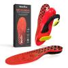 Welnove Metatarsal Insoles for Men and Women - Medium Arch Support - Metatarsal Pain Relief, Plantar Fasciitis, Flat Feet - Insoles for Standing All Day - Shock Absorption, Cushioning - M view 1