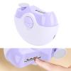 Automatic Nail Clipper, Electric Nail Clipper with Dual Head 2 Speed, ABS and Stainless Steel Nail Cutter, USB Rechargeable for Baby Kids Seniors Adults Elderly Nail Care, Travel view 4