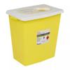SharpSafety Chemotherapy Container, Slide Lid, Yellow, 18 Gallon, Case of 5 view 1