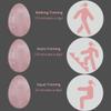ASNAT Undrilled Rose Quartz Yoni Egg Set Jade Eggs Obsidian Kegel Exercise Muscles Tightening Ball Yoni Eggs Exerciser-Green Stone view 3