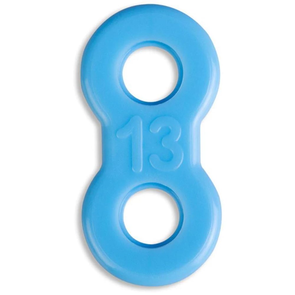25 Pack: Replacement Straps for EMA Anti-Snoring Appliance, EMA Replacement Elastic Strap, Snore Guard Bands, Compatible with Myerson EMA Snore Appliance (Blue (Firm), 13mm)