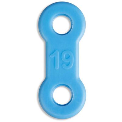 25 Pack: Replacement Straps for EMA Anti-Snoring Appliance, EMA Replacement Elastic Strap, Snore Guard Bands, Compatible with Myerson EMA Snore Appliance (Blue (Firm), 19mm)